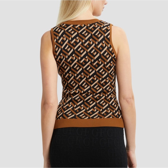 GIANFRANCO FERRE GF Patterned Sleeveless Top - Picture 4 of 4